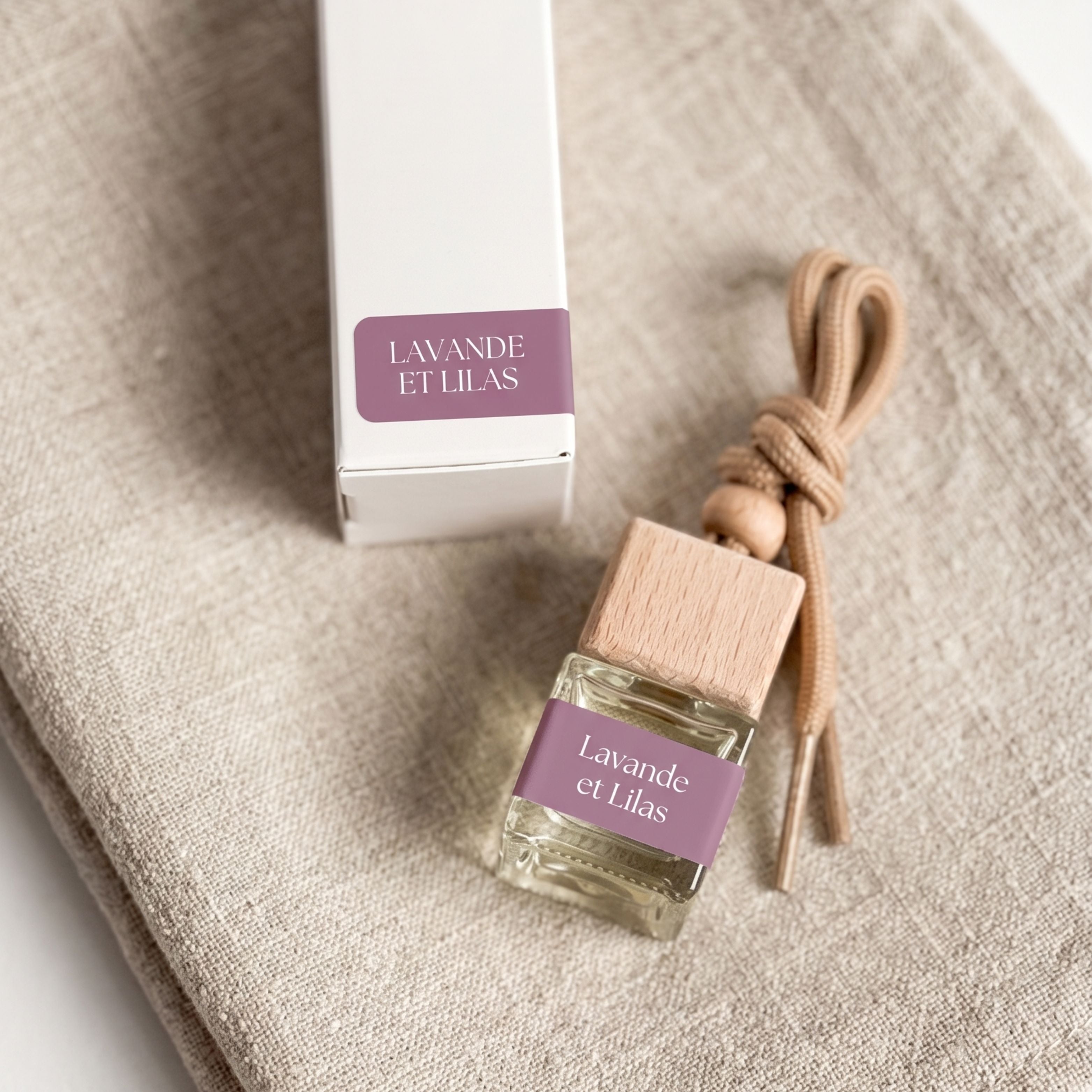 DIFFUSEUR POUR VOITURE: LAVANDE & LILAS