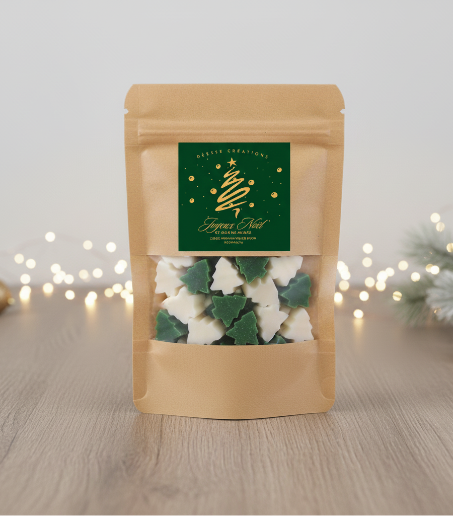 SACHET CIRES POUR RÉCHAUDS: FRASIER FIR - Déesse Créations Artisanales