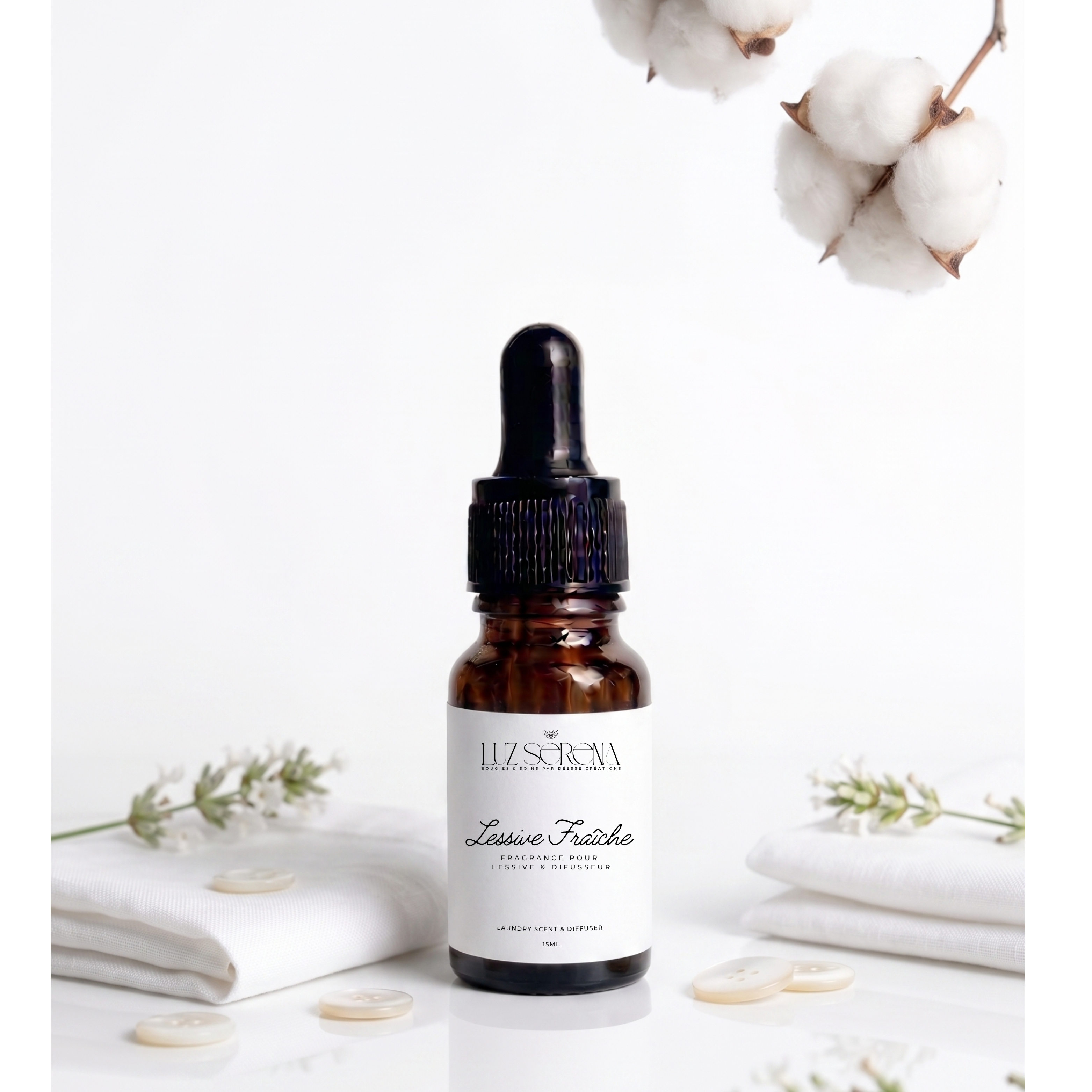 HUILE PARFUMÉE POUR DIFFUSEUR LESSIVE FRAÎCHE