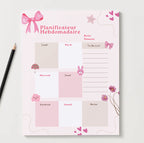 PLANIFICATEUR HEBDOMADAIRE - Déesse Créations Artisanales