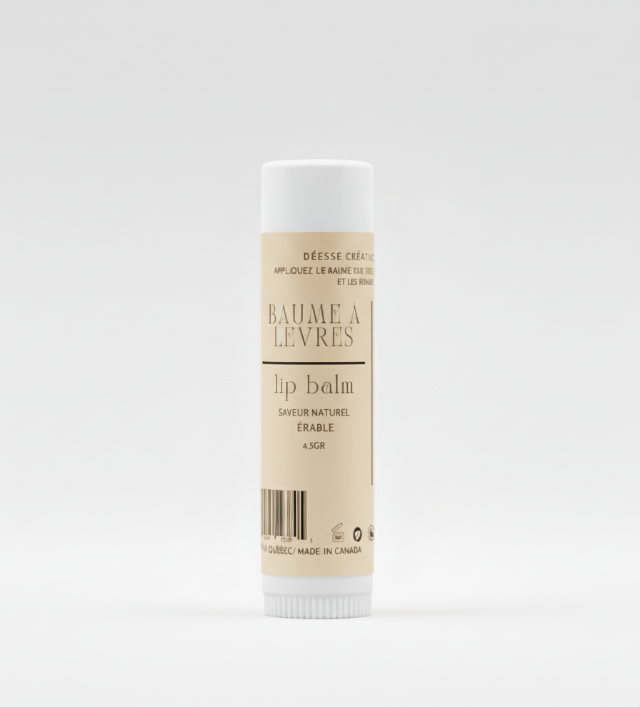 BAUME À LÈVRES: ÉRABLE - Déesse Créations Artisanales