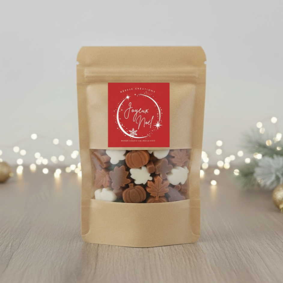 CIRES POUR RÉCHAUDS: CACAO CHAUD & CITROUILLE - Déesse Créations Artisanales